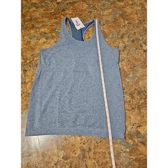 ZYIA Active Tank Top Copper Charged Athletic Shirt Blue Size XL NWT (A121) - Picture 4 of 6